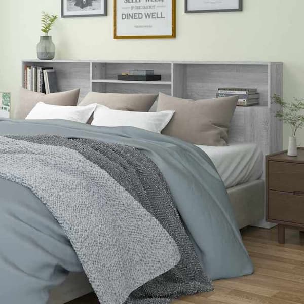 Maison Exclusive - Hovedgærde skab Sonoma grå 220x19x101,5 cm grå