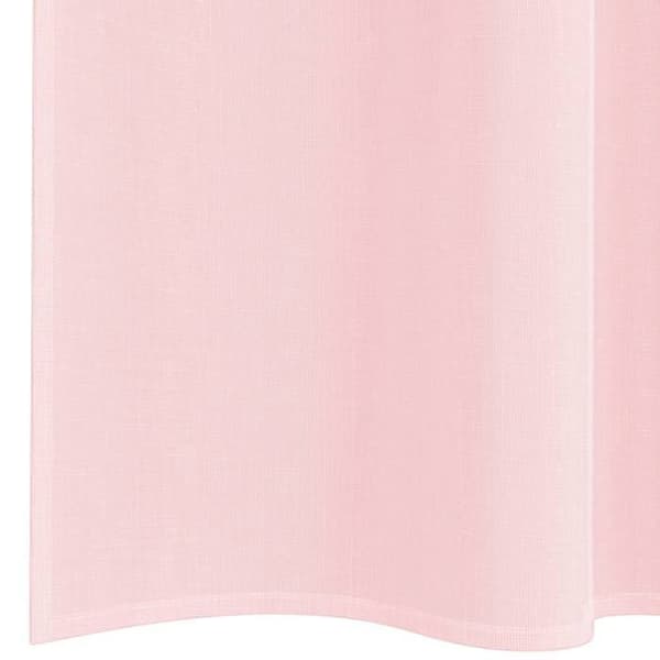 Maison Exclusive - Gardiner i voile med ringar 2 st ljusrosa ljusrosa
