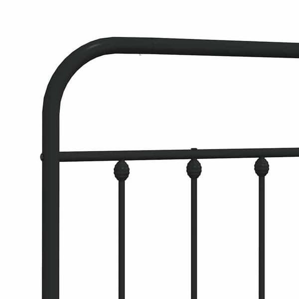 Maison Exclusive - Erstatnings hovedgærde i sort metal 193 cm