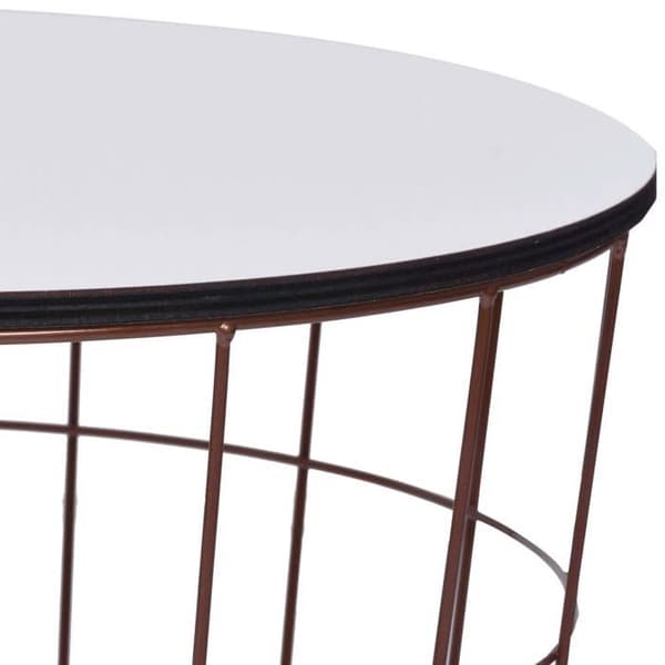 Maison Exclusive - Konferensbord guld Ø 40 cm