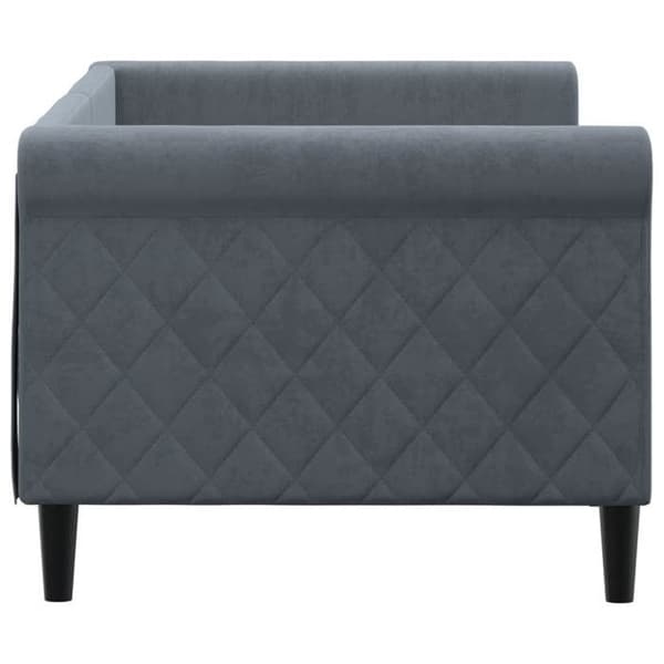 Maison Exclusive - Mörkgrå vilobädd 80x200 cm sammet