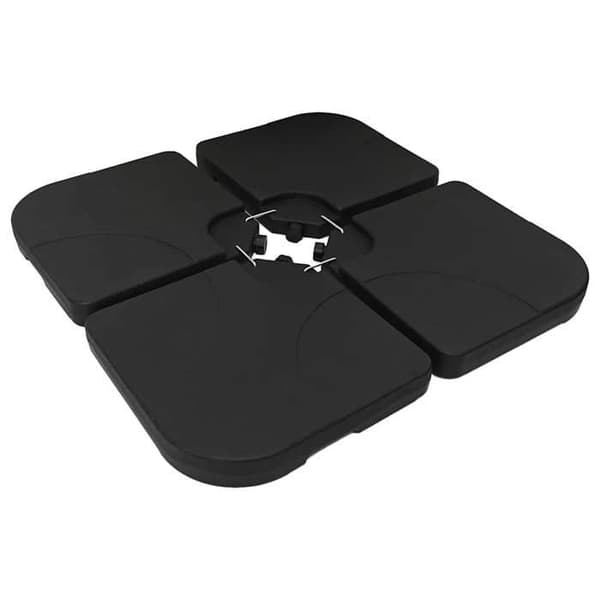 Maison Exclusive - Bærbar parasolbase Sand/Vand 60 L
