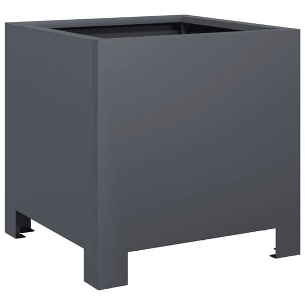 Maison Exclusive - Jardinière antracit 30x30x30 cm stål