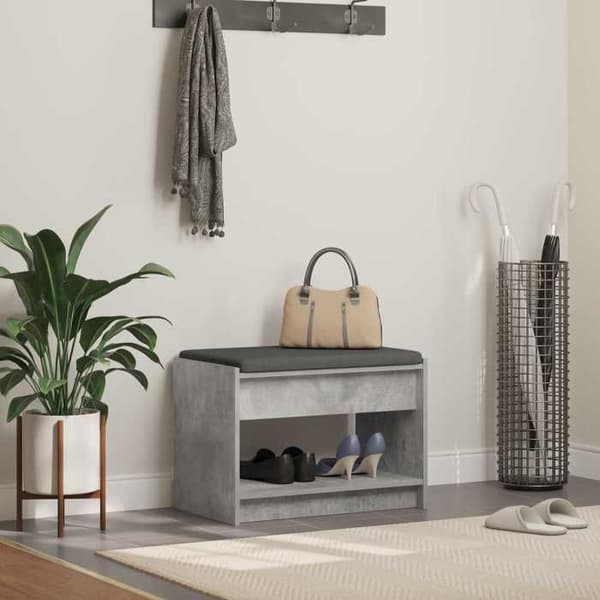 Maison Exclusive - Betoni Harmaa Penkki 63 x 38 x 45 cm