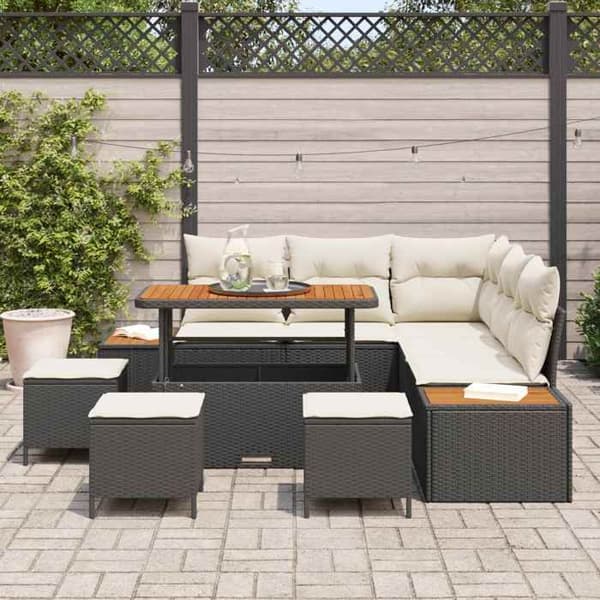 Maison Exclusive - 9 osan puutarhakalustesarja 8-hengen