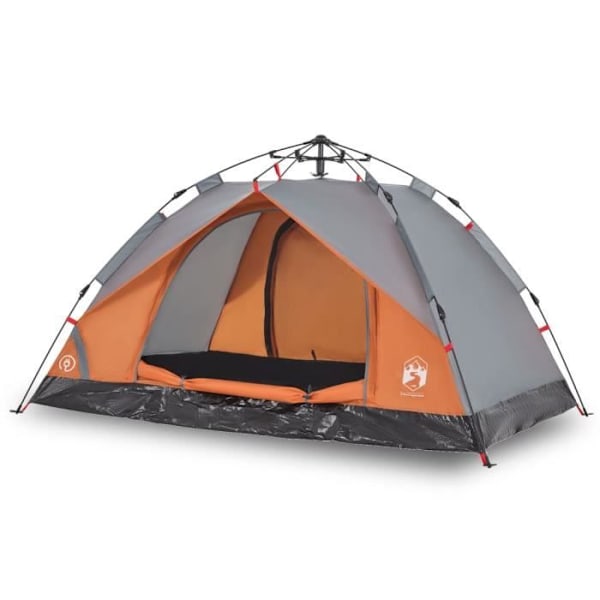 2-personers Quick Release Dome Campingtält130 [cm] Grå