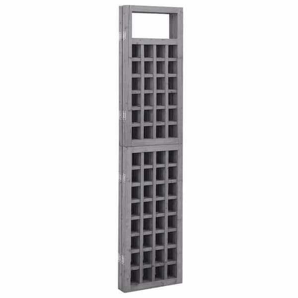 Maison Exclusive - Avskiljande vägg med 3 paneler/ram av massivt granträ