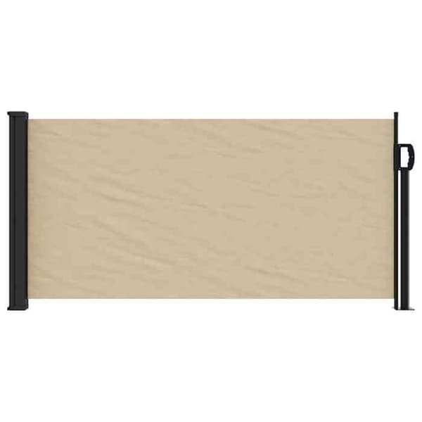 Maison Exclusive - Retractable side awning beige 100x500 cm beige