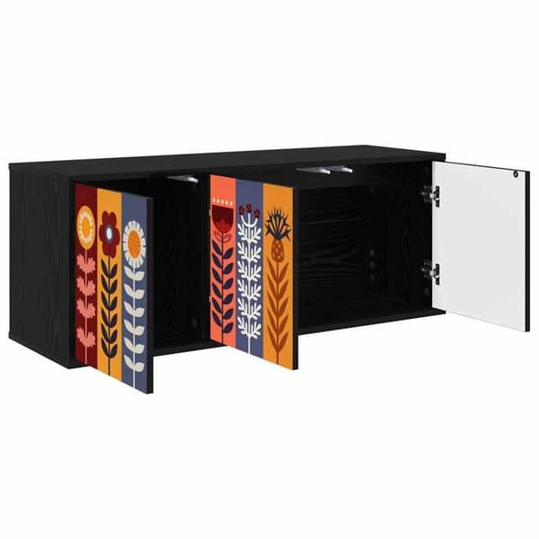 Maison Exclusive - Væghængt TV-møbel ESSEN 102 x 33 x 40 cm Sort eg