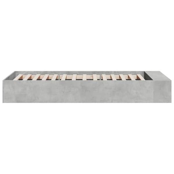 Maison Exclusive - Sengebund uden madras grå beton 90x200 cm
