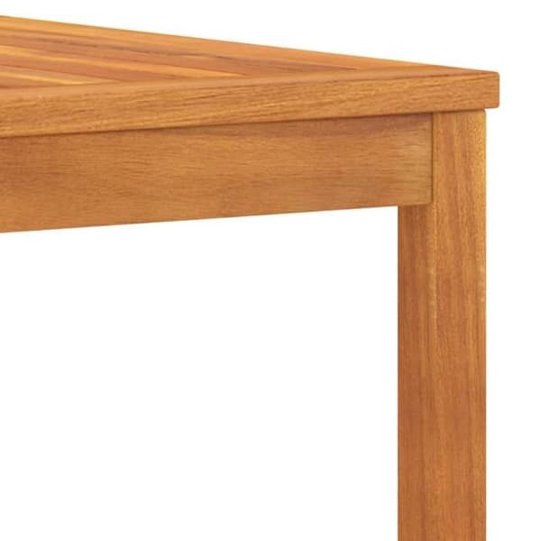 Maison Exclusive - Havegruppe 5 stk med pude i solid akacietræ