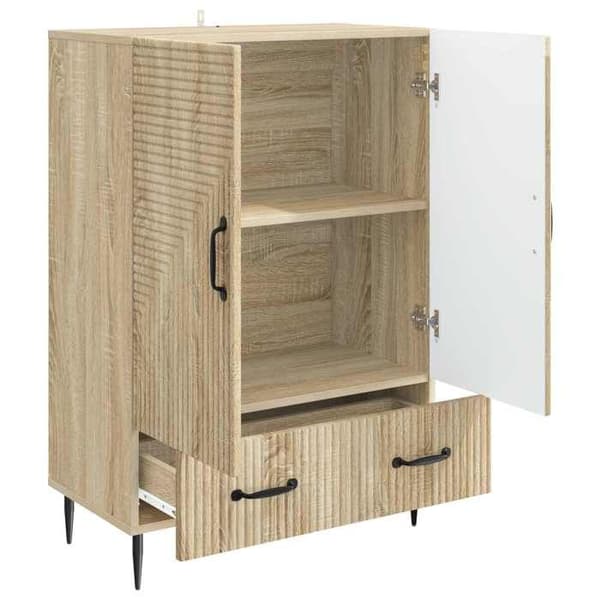 Maison Exclusive - Buffet Eg Sonoma 66 x 34,5 x 95 cm Ingeniørtræ