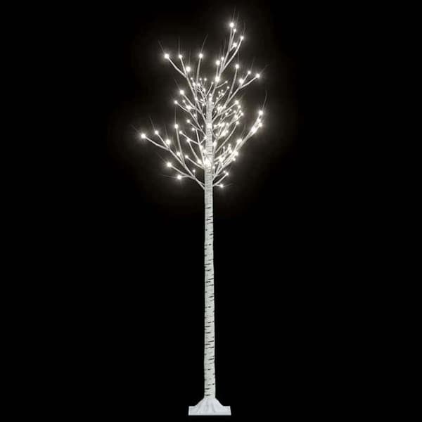 Juletræ - EKSKLUSIVT HUS - Pil - 200 LED kold hvid - 1,8 m - 8 effekter Vit kyla