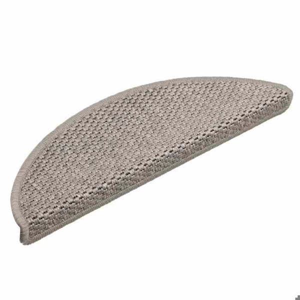 Maison Exclusive - Självhäftande trappmattor 30 st 56x17x3 cm silverfärgad