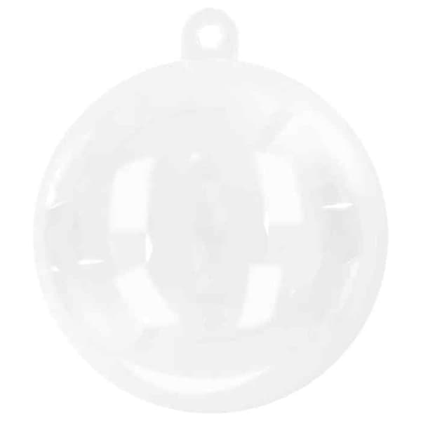 Maison Exclusive - Set med Julkulor 25 st Transparent Diam. 10 cm Transparent