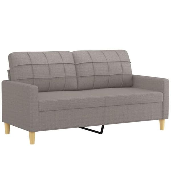 Maison Exclusive - Set med 2 soffor med kuddar Taupe Tyg Mol