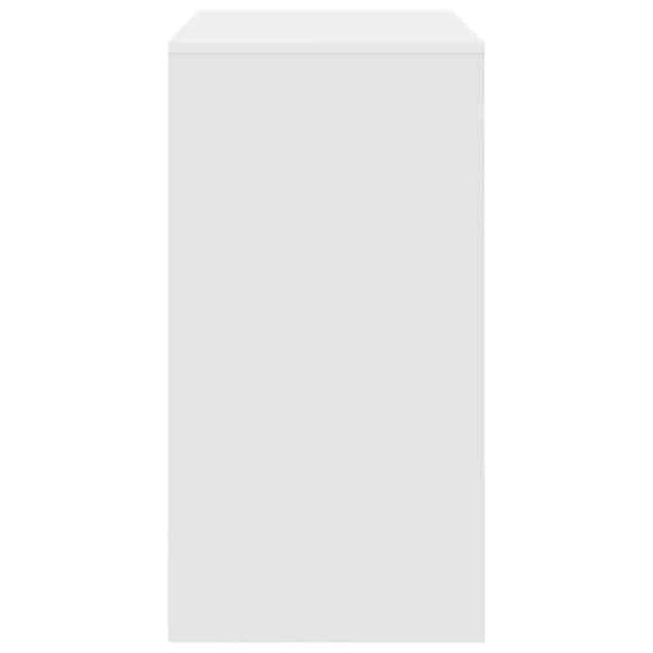 Maison Exclusive - Vitt skrivbord 80 x 40 x 76 cm