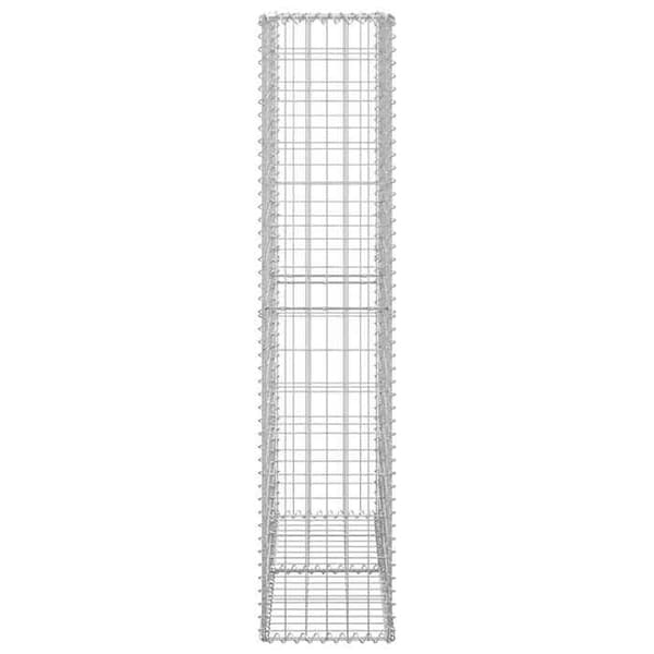 Maison Exclusive - Gabionkorg med lock Galvaniserad tråd 150x100x30 cm