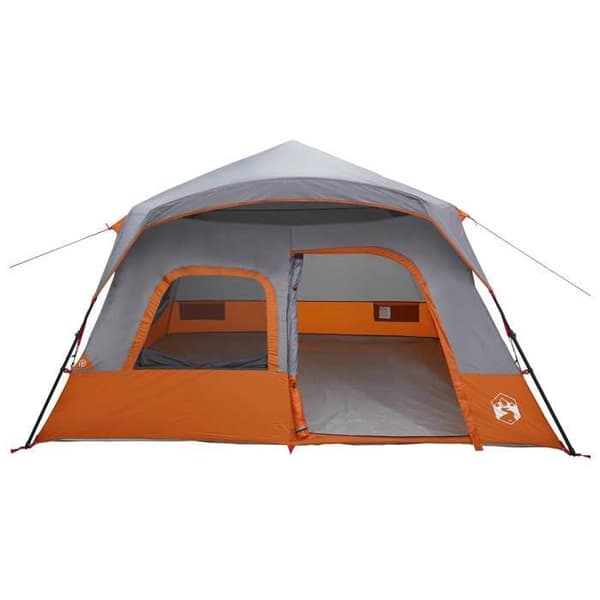 Maison Exclusive - Instantält Grå och orange 340 x 280 x 190 cm