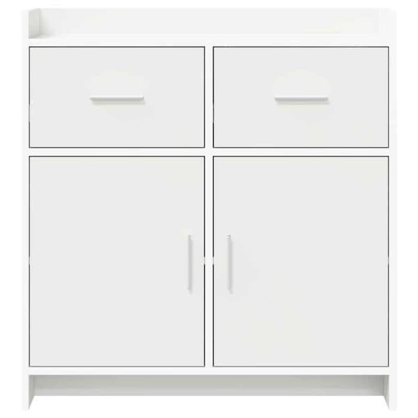 Maison Exclusive - Buffé Vit 75 x 36 x 80 cm Ingenjörsträ