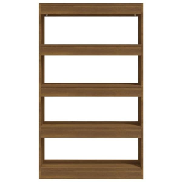 Maison Exclusive - Bibliotek/Rumseparator Mørkegnet Træ