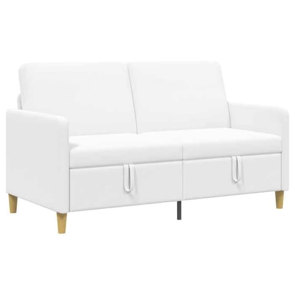Maison Exclusive - Sofa med opbevaring Hvid 152 x 78 x 87 cm Polyester