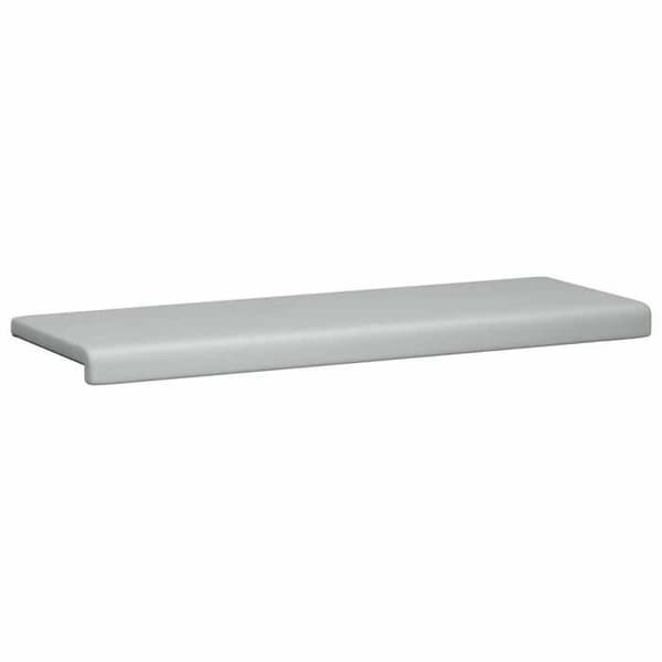 Bænkepude - EKSKLUSIV HUS - Moderne - Tekstureret velour - Lys grå - Dybde 35 cm Ljusgrått