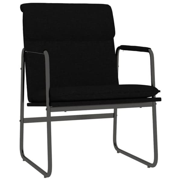 Maison Exclusive - Musta lepotuoli 55x64x80 cm Kangas