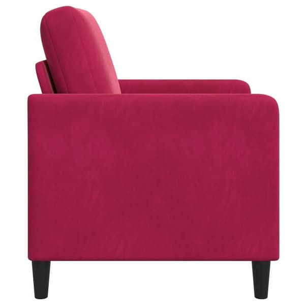 Maison Exclusive - Sohva säilytystilalla Bordeaux 72 x 78 x 87 cm Polyesteri