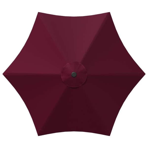 Maison Exclusive - Haveparasol 270 x 270 cm Polyester Rektangulær Bordeaux