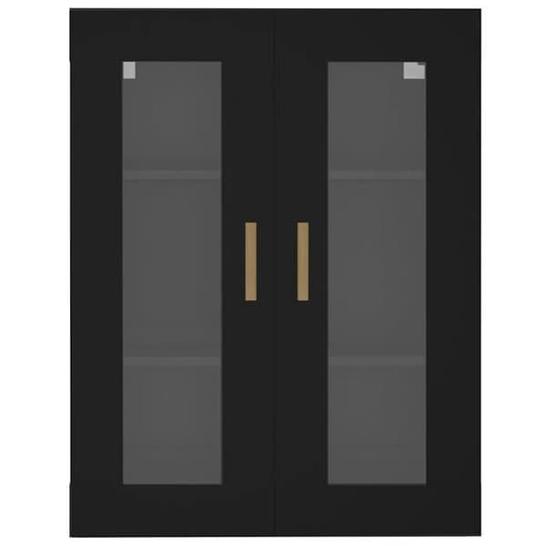 Maison Exclusive - Væghængt skab Sort 69,5x34x90 cm