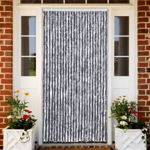 Myggenet - Eksklusivt Hus - Sølv - Polypropylen Chenille - 100 x 220 cm silver-