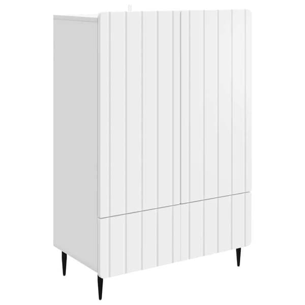 Maison Exclusive - Buffé Vit 66 x 34,5 x 97 cm Ingenjörsträ