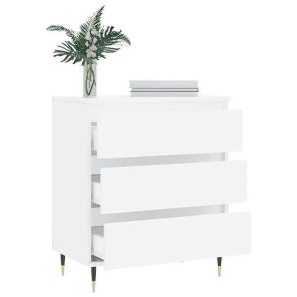 Maison Exclusive - Buffé Vit 60x35x70 cm Ingenjörsträ Vit