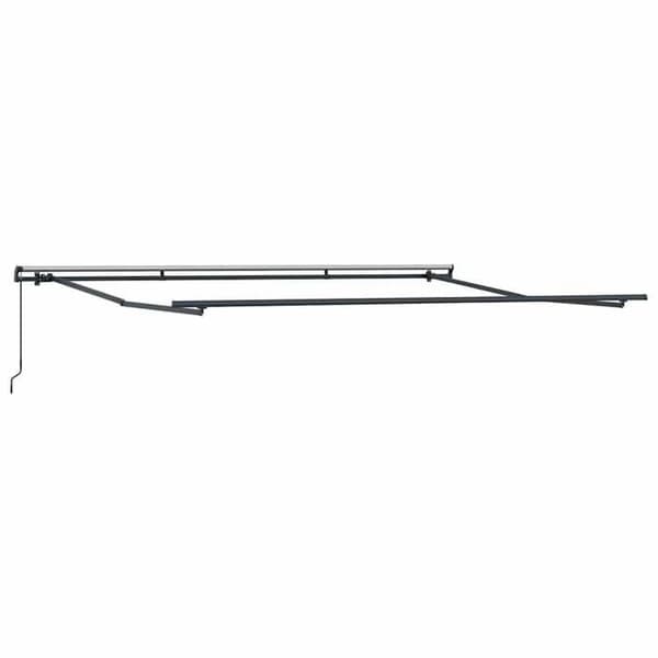 Maison Exclusive - Fällbart tak Röd och Vit 400 × 350 cm