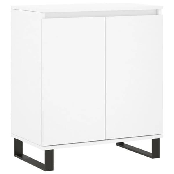 Maison Exclusive - Buffé Vit 60x35x70 cm Ingenjörsträ