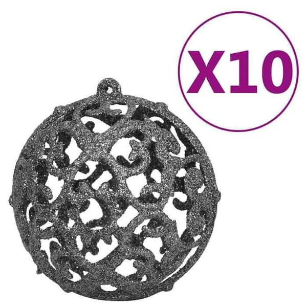 Kunstig juletræ - EKSKLUSIV HUS - Forudbelyst - Sort - 240 cm - LED USB Svart