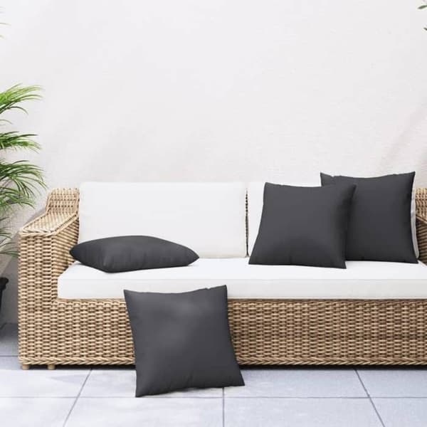 Maison Exclusive - Soffkuddar 4 st svart 60x60 cm tyg