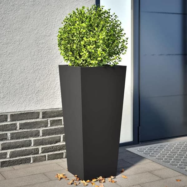 Maison Exclusive - 2 stk. sorte plantekasser 35x35x75 cm stål