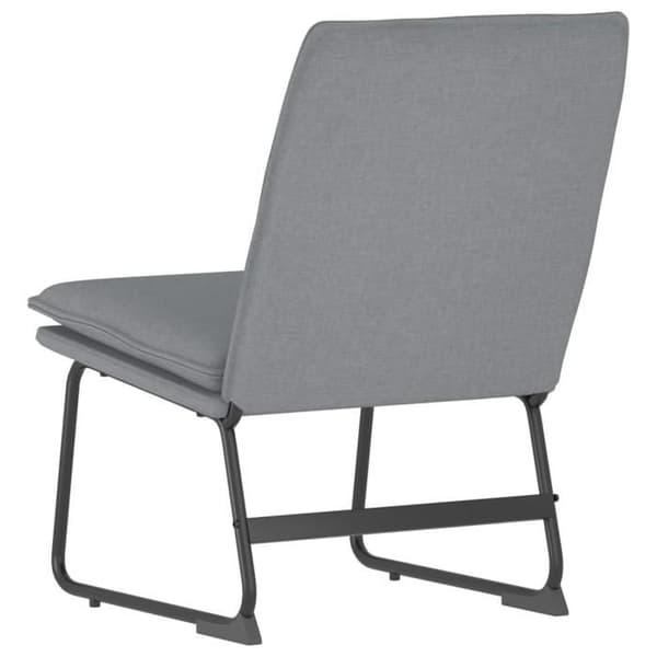 Maison Exclusive - Långfåtölj Grå ljus 52x75x76 cm Tyg