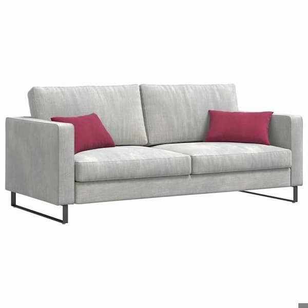 Maison Exclusive - Soffkuddar 2 st Röd vin 50 x 30 cm Röd Bordeaux