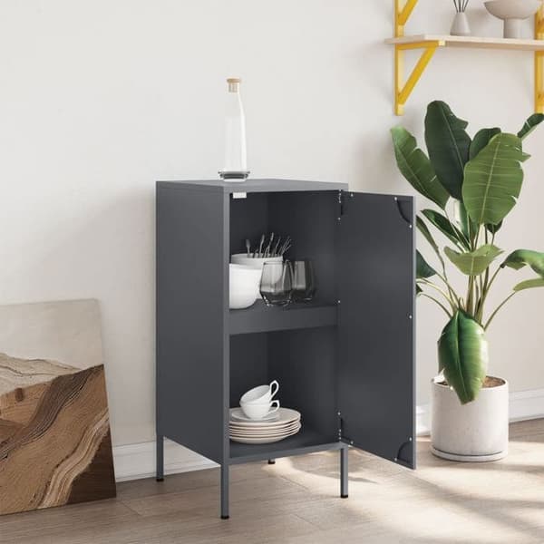 Maison Exclusive - Buffé antracit 36x39x79 cm stål