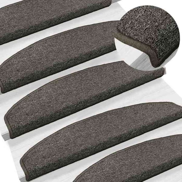 Maison Exclusive - Selvklebende trappetæpper 15 stk. 80 x 24,5 x 3,5 cm