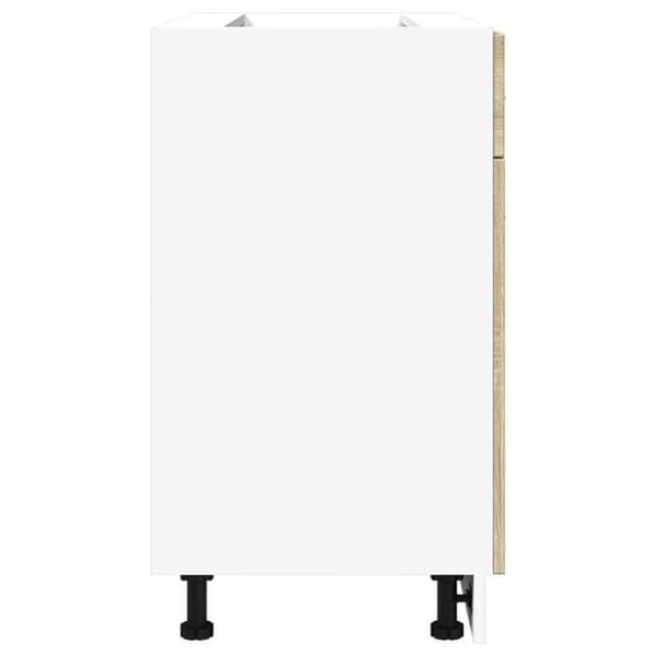 Maison Exclusive - Underskabs kommode "Lyon" Sonoma Eg 80 x 46 x 81,5 cm Ingeniørtræ