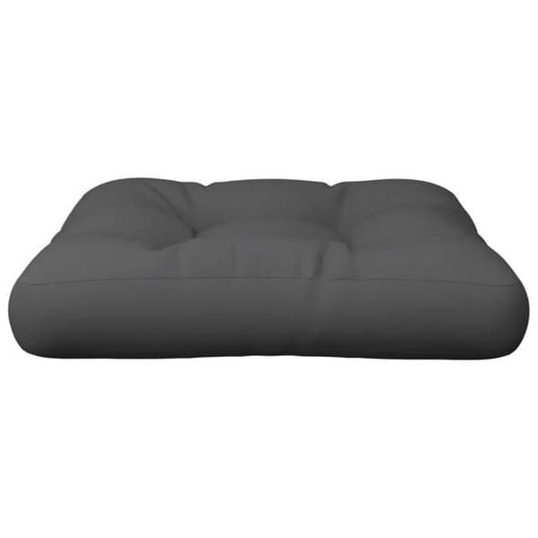 Maison Exclusive - Kudde av palett antracit 60x60x12 cm tyg
