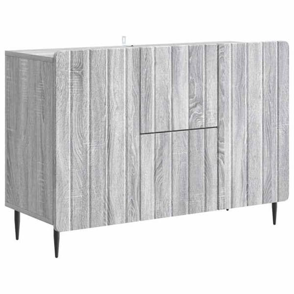 Buffet - EKSKLUSIVT HUS - Sonoma - Sonoma grå - 89 x 34,5 x 62 cm - Ingeniørtræ Sonoma grå