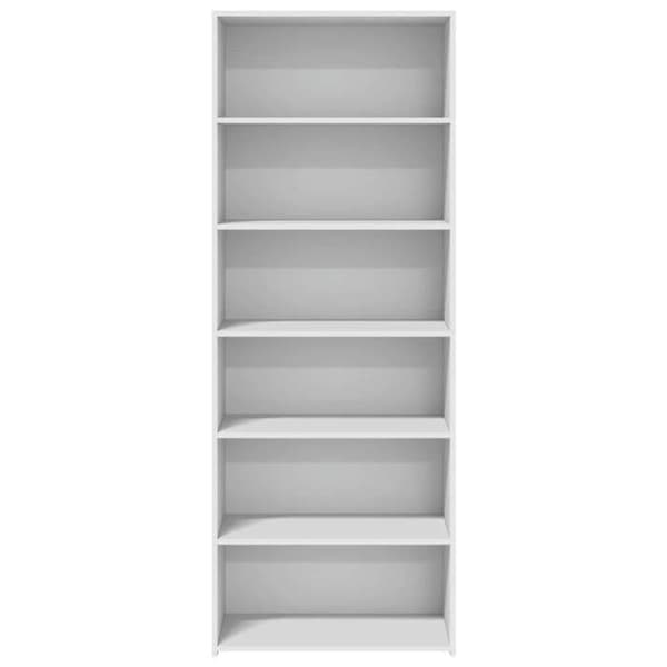 Maison Exclusive - Høj hvid buffet 70x41x185 cm ingeniørtræ Vit