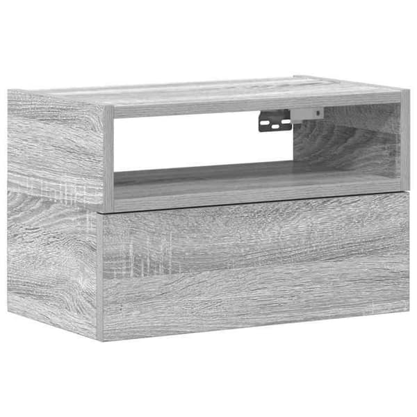Maison Exclusive - Sonoma harmaa seinäyöpöytä 45x26x28,5 cm