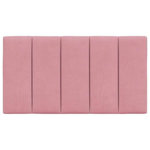 Maison Exclusive - Huvudgavelkudde Hanko rosa 90 cm sammet