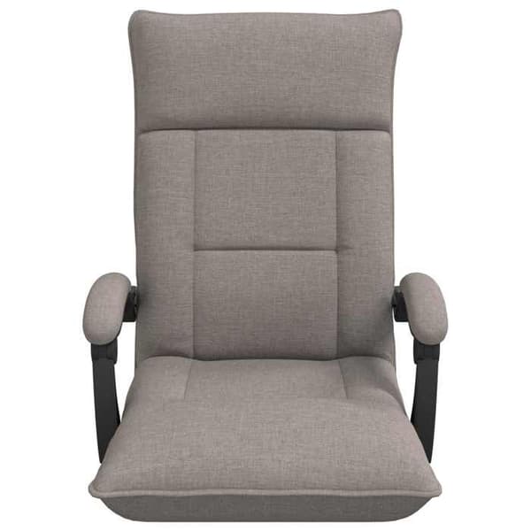 Maison Exclusive - Justerbar golvstol Taupe Tyg